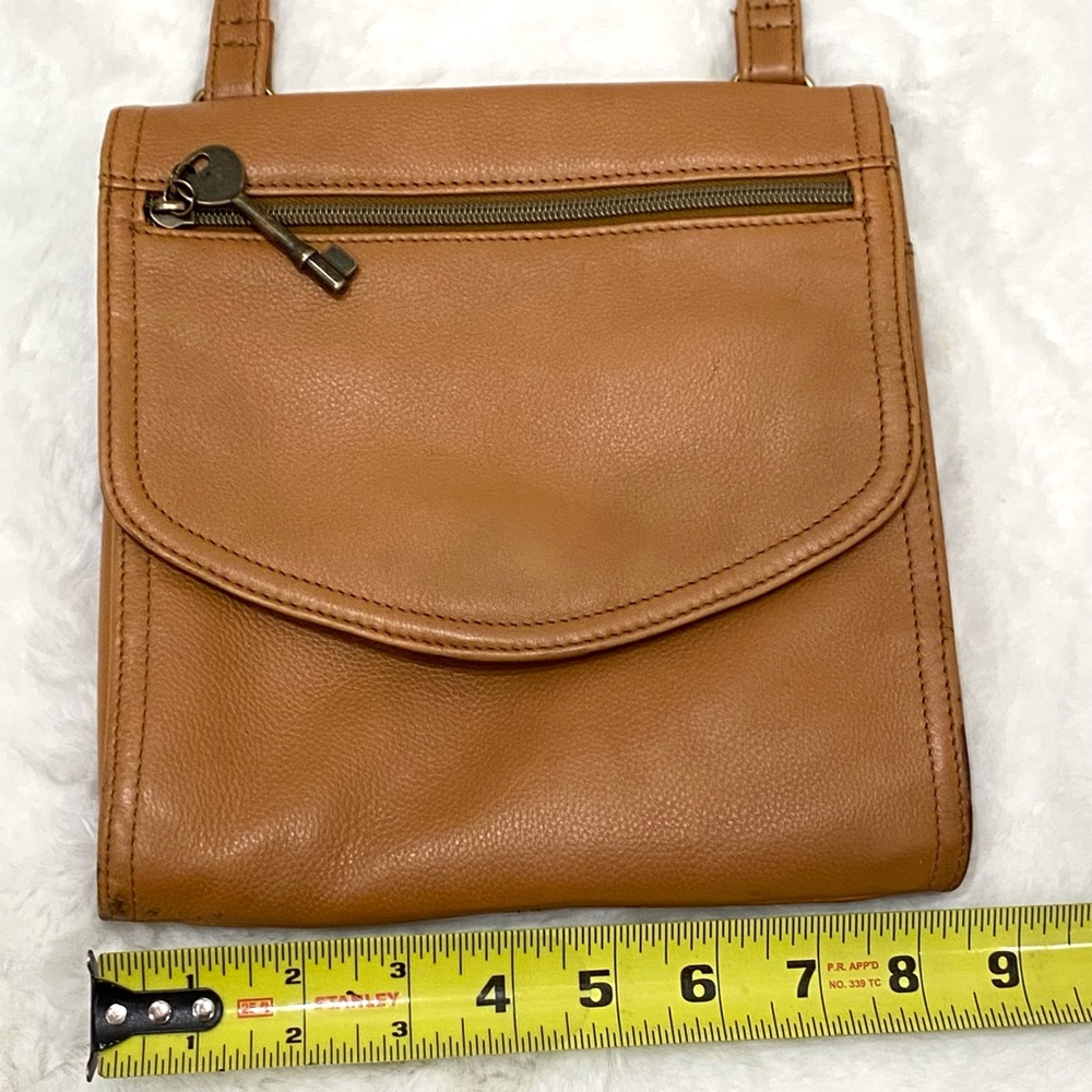 Fossil Brown Leather Crossbody Bag/Purse - Picture 13 of 15